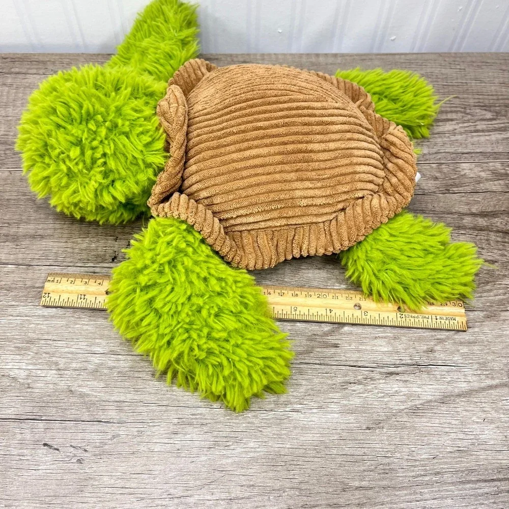 Turtle Plush, Stuffed‎ Animal, Plush Toy, Fiesta Scruffy, 13 Inches, Green/Brown